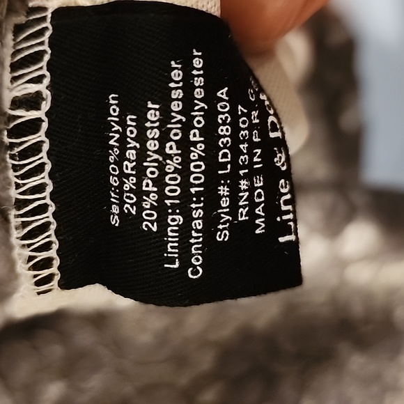 Line & Dot lace mini dress   Size L. Gray - Picture 8 of 10